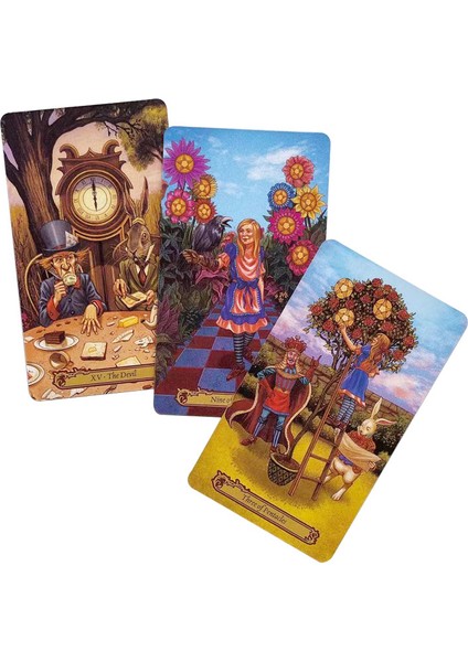 Mavi Stil Tarot Kartları Oyun Tahtası Oyun Destesi Oyun Kartları Parti Oyunu ve Tarot Çantası (Yurt Dışından) modelleri
