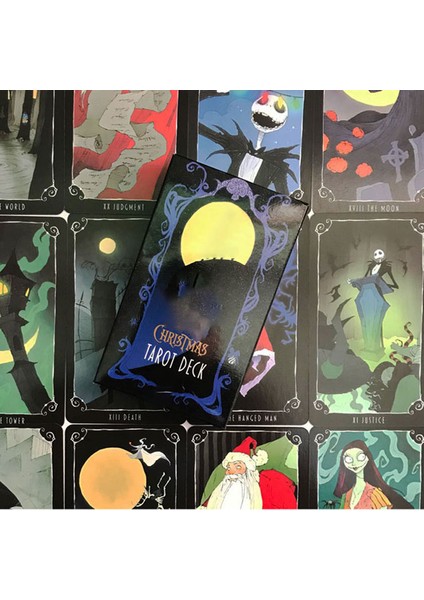 Çeşitli Çokyüzlü Stili Korku Öncesi Noel Tarot Aile Parti Eğlencesi Kart Satranç Kart Oyunu Tarot ve Çeşitli Tarot Seçenekleri (Yurt Dışından)