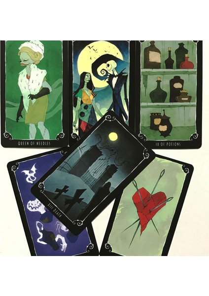 Çeşitli Çokyüzlü Stili Korku Öncesi Noel Tarot Aile Parti Eğlencesi Kart Satranç Kart Oyunu Tarot ve Çeşitli Tarot Seçenekleri (Yurt Dışından)