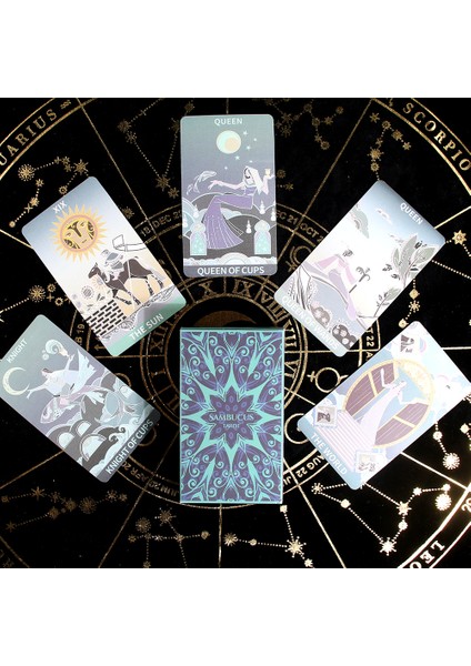 Yeşil Stil Tyldwick Tarot Destesi Fal Kartı Oyunu ve Yönlendirme Oyunu Işık Görücü Oracl Yeni Başlayan Oyuncak Arkadaş Retro Stil (Yurt Dışından)