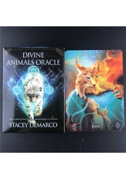 44 Adet TS33 Tarzı Ilahi Hayvan Tarot Kartları Rehberlik Fal Kartları Tarot Destesi Oyunlar Ingilizce Aile Parti Oyun Kartları Oyunu (Yurt Dışından) modelleri
