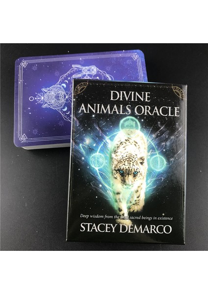 44 Adet TS33 Tarzı Ilahi Hayvan Tarot Kartları Rehberlik Fal Kartları Tarot Destesi Oyunlar Ingilizce Aile Parti Oyun Kartları Oyunu (Yurt Dışından) fırsatları