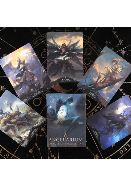 Mavi Stil Ev Gece Okulu Bilgelik Kartları 50 Kartlık Oyun ve Rehber Kitap ile Tarot Kart Oyunu Seti Başlangıçlar Için Türkçe Rehber Kitaplı (Yurt Dışından)