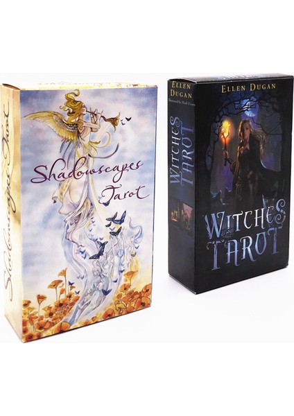 Perili Ev Tarzı 500 Stiller Tarot Kartları Rehberlik Kehanet Kader Parti Destesi Oyun Cadılar Kedisi Koyu Pdf Talimatları (Yurt Dışından)