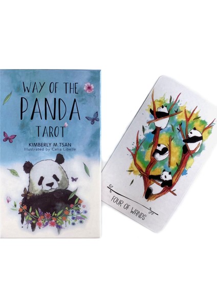 Panda Tarzının Yolu Edgar Allan Poe Tarot Destesi Başlangıçlar Için Parti Oyunu Çoklu Oyunculu Kahinlik Kılavuzu ile Başlığı (Yurt Dışından)