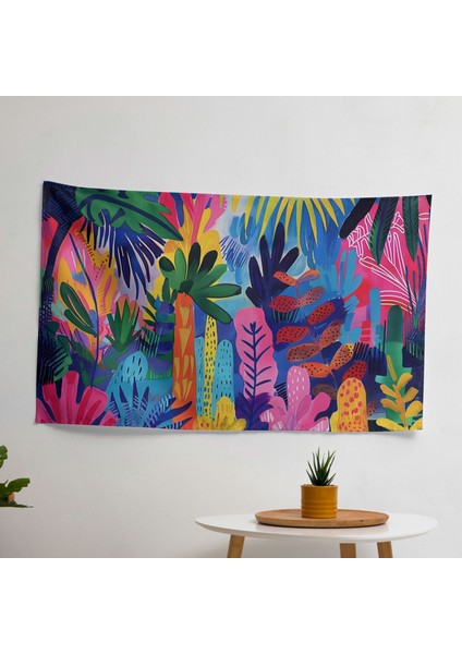 Henri Matisse'den Ilham Alan Modern Kumaş Duvar Örtüsü - Canlı Renkler, Yatak Odası, Oturma