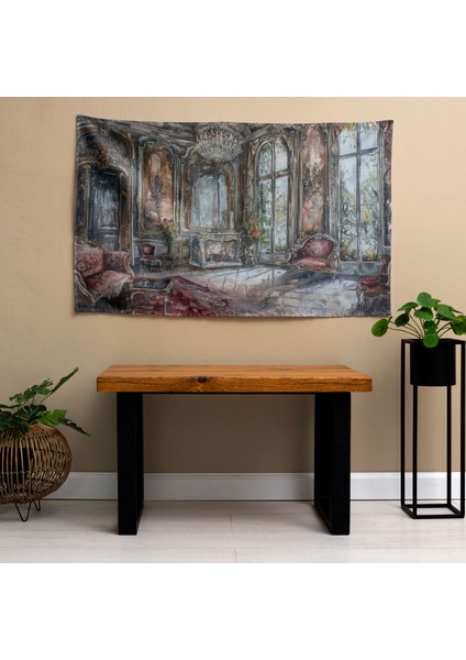 Rokoko Tarzı Duvar Örtüsü | Pamuk Sırt | Polyester Ön | Canlı Renkler | Sertifikalı | modelleri