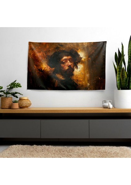 Rembrandt'tan Esinlenen Kumaş Duvar Sanatı Örtü , Canlı Süblimasyon Baskı, Hafif Yatak Odası fiyatları