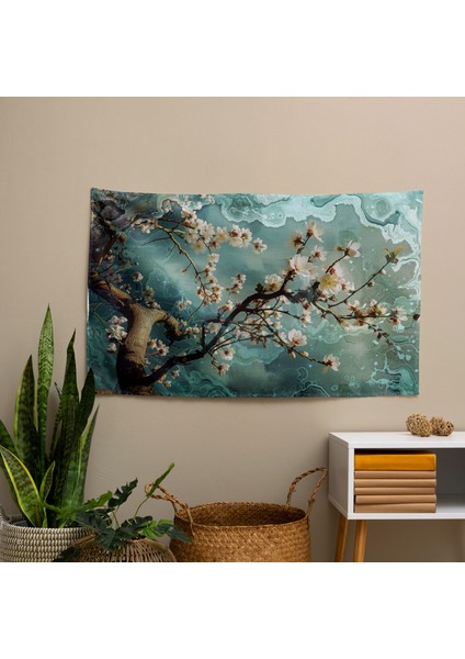 Vincent Van Gogh Duvar Sanatı - Badem Ağacı Dekoratif Kumaş Örtü modelleri
