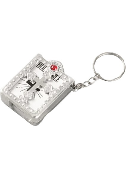 Baihu Pocket Edition Ingilizce Incil Anahtarlık Hıristiyanlık Ingilizce Kitap Anahtarlık Pvc Devrim (Yurt Dışından)