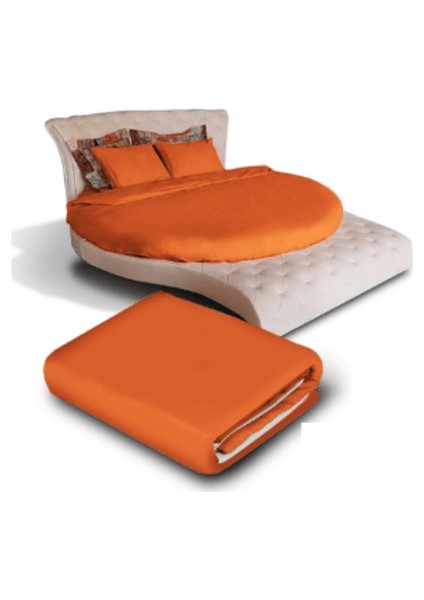 Çap Seçenekli Yuvarlak Nevresim Takımı Pamuklu