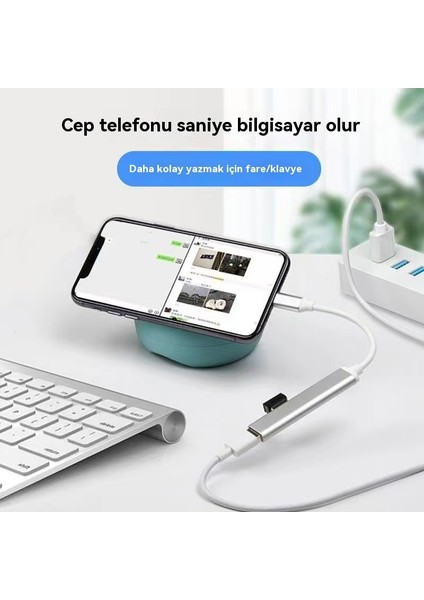 Ev Bilgisayar TypeC Yüksek Hızlı Hub Hub Yerleştirme Istasyonu (Yurt Dışından)