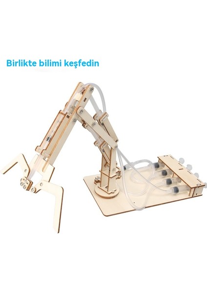 Teknoloji Küçük Yapım Hidrolik Mekanik Kol Diy Bilim Deney Oyuncak (Yurt Dışından)