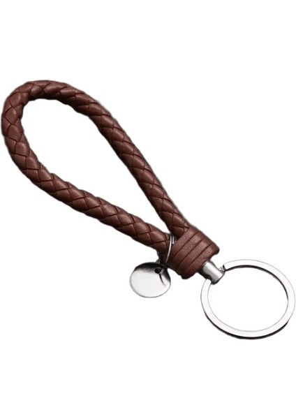 Bailu 13CM Renkli Örgülü Pu Deri Anahtarlık Moda Araba Anahtarlık Aksesuarları (Yurt Dışından)
