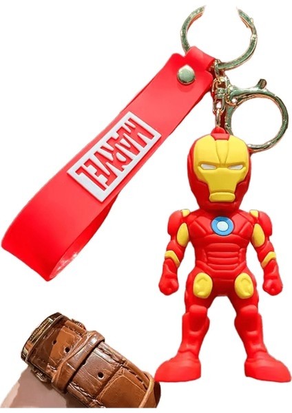 Baihu Karikatür Avengers Örümcek Adam Anahtarlık (Yurt Dışından)