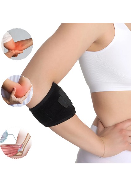 Ortopedik Epikondilit Bandı Sporcu Golfçü Tenisçi Dirseği Bandajı