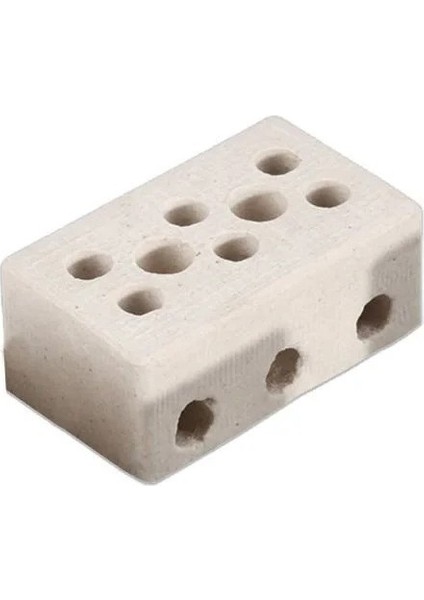 10 Adet Mutlusan No 2 3'lü Porselen Klemens (4-6 Mm2)