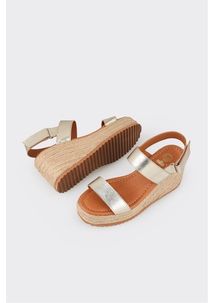 Taba Deri Kadın Espadril