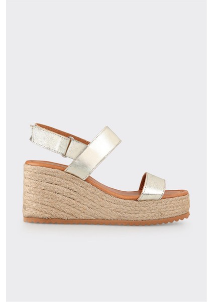 Taba Deri Kadın Espadril