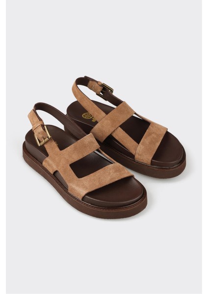Naturel Deri Kadın Sandalet fiyatları