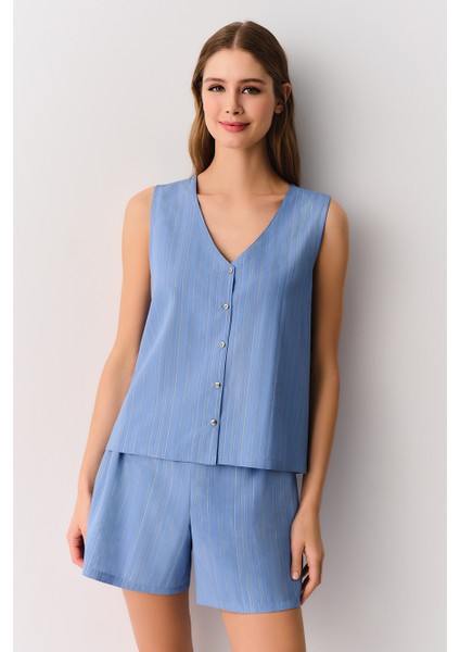 Alessia Tişört Şort Pijama Takımı