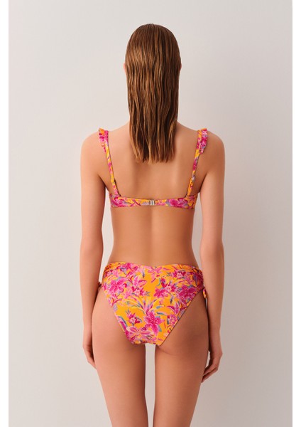 Jungle Yanı Büzgülü Bikini Alt