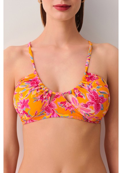 Jungle Boyundan Bağlamalı Bikini Üst