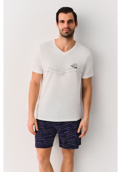 Sailor Erkek Şort Pijama Takımı fiyatları
