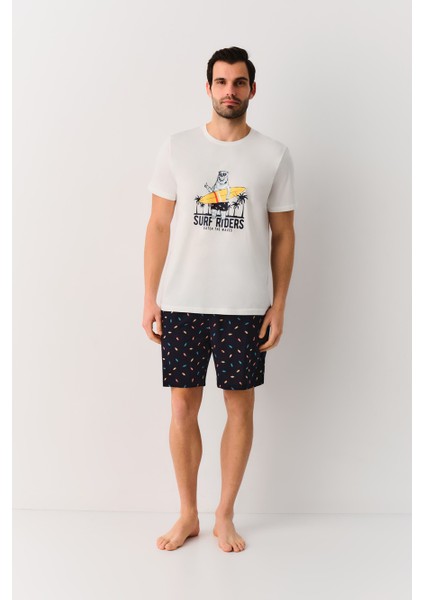Riders Erkek Şort Pijama Takımı