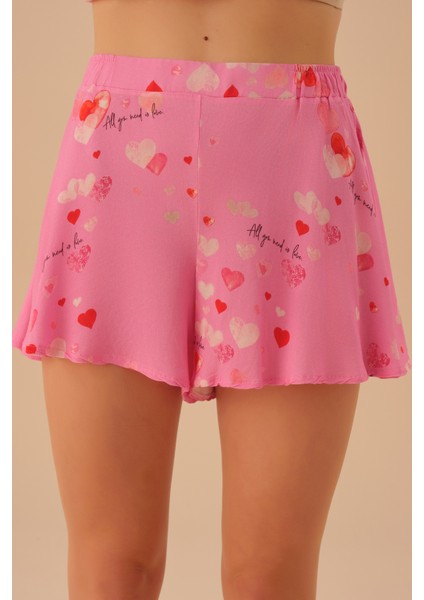 Valentine Şort Pijama Takımı modelleri
