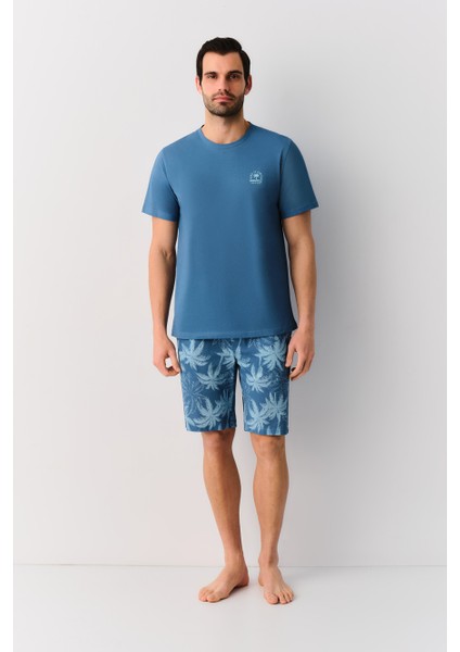 Pasific Erkek Şort Pijama Takımı