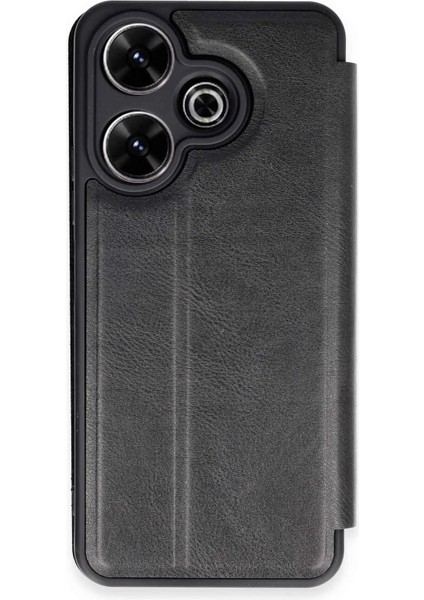 Xiaomi Redmi 13 4g Kılıf Flip Cover - Siyah Ynsmr