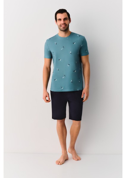 Feather Erkek Şort Pijama Takımı