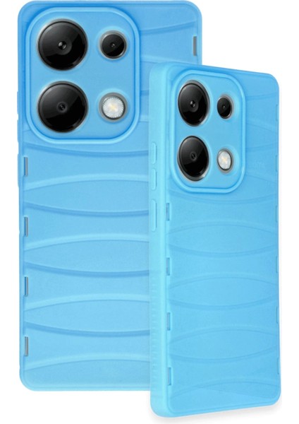Xiaomi Redmi Note 13 Pro 4g Kılıf Bibercas Silikon Kapak - Mavi Ynsmr modelleri