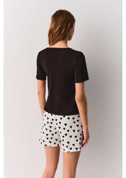 Soft Maskülen Şort Pijama Takımı