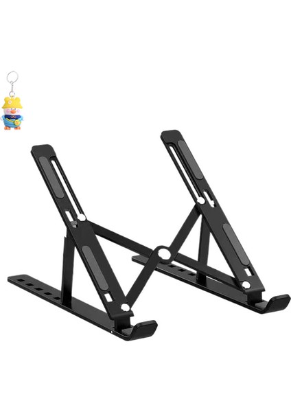 Alüminyum Alaşımlı Dizüstü Bilgisayar Standı Katlanır Kaldırma Masaüstü Taşınabilir Yükseltilmiş (Yurt Dışından)