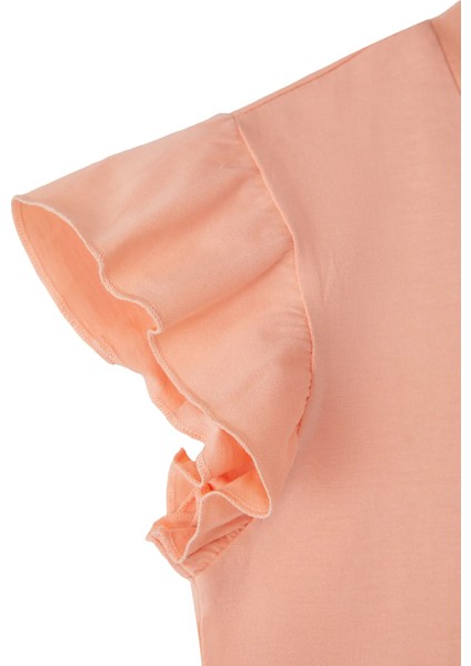 Kız Çocuk Kolu Fırfırlı 2'li Tişört fiyatları