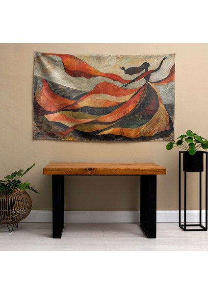 Henri Matisse Kadın Dans Eden Duvar Örtüsü | %100 Pamuk Sırt ve Polyester Ön | Canlı Ranforce