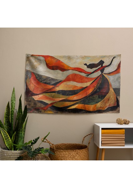 Henri Matisse Kadın Dans Eden Duvar Örtüsü | %100 Pamuk Sırt ve Polyester Ön | Canlı Ranforce