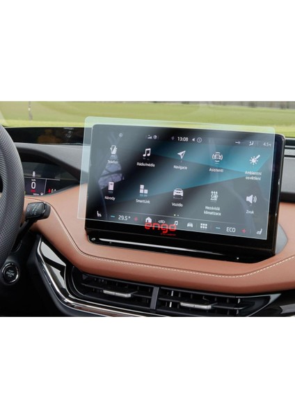 Skoda Elroq 13 Inç Ekran Koruyucu Multimedya Parlak Nano Şeffaf