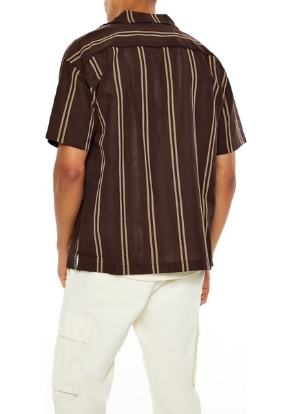 Dokulu Çizgili Gömlek modelleri