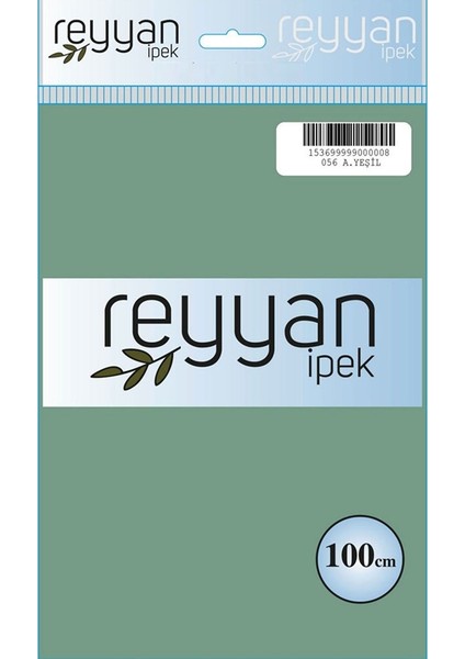 Düz Renk Poşetli Yazma - RENK-056 - A.yeşil