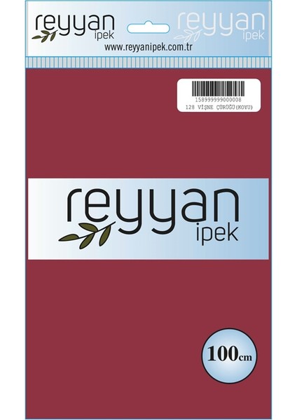 Düz Renk Poşetli Yazma - RENK-128 - Vişne Çürüğü