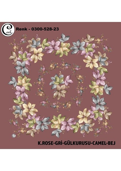 Desenli Oyalık Yazma - 0300-528 - Renk-23