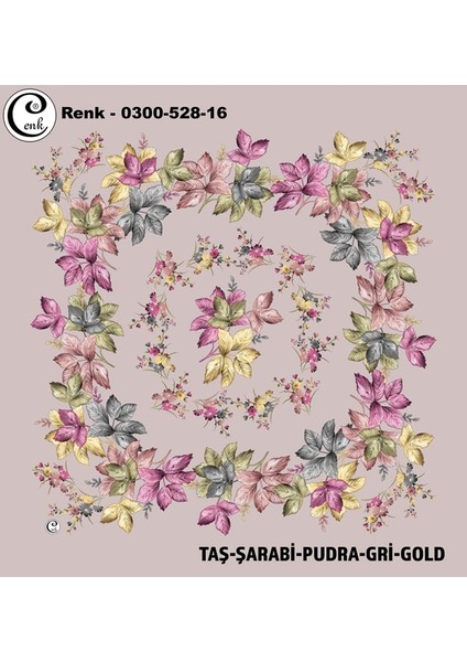 Desenli Oyalık Yazma - 0300-528 - Renk-16