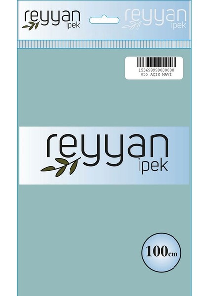 Düz Renk Poşetli Yazma - RENK-055 - Açık Mavi