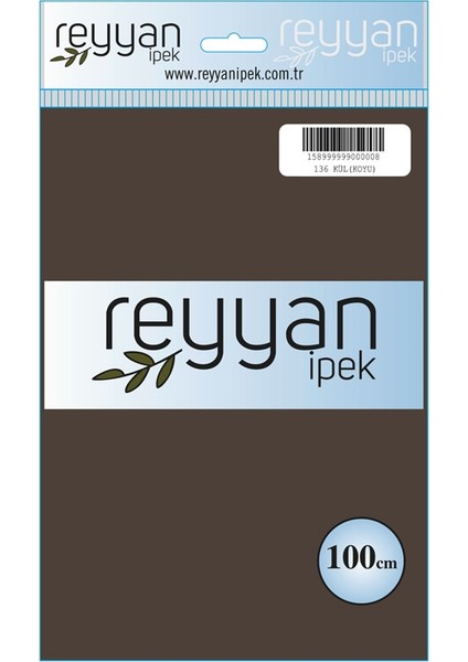 Düz Renk Poşetli Yazma - RENK-136 - Kül Koyu