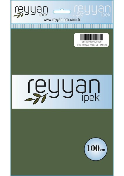 Düz Renk Poşetli Yazma - RENK-109 - Orman Yeşili