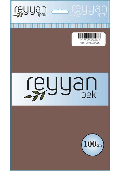 Düz Renk Poşetli Yazma - RENK-104 - Güvez Açık
