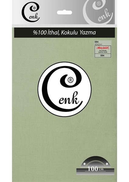 Düz Renk 100 cm Poşetli Yazma - 0301 - 084-ADAÇAYI